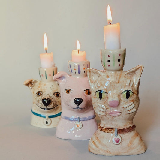 Your Dog As A Candle Holder