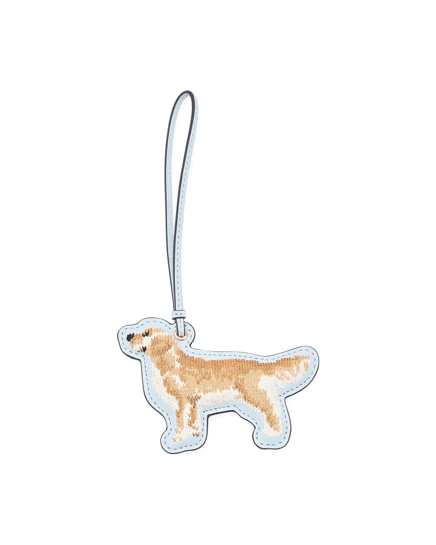 Embroidered Golden Retriever Charm