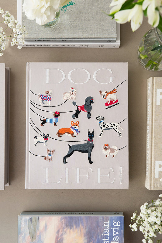Embroidered  Dog Photo Album