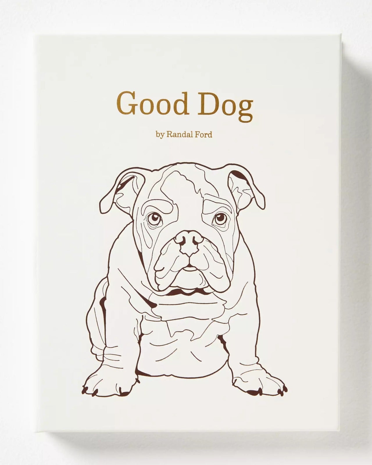 Good Dog Leather Coffee Table Book