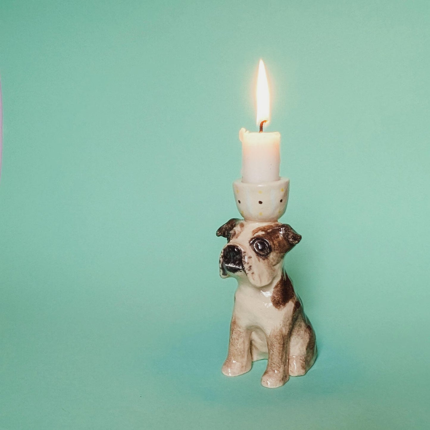 Your Dog As A Candle Holder