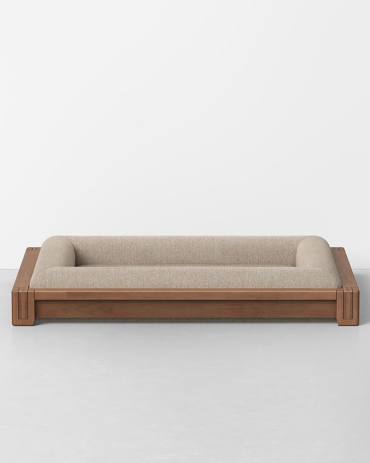 Modern Wood Dog Bed
