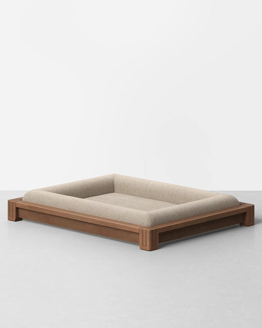 Modern Wood Dog Bed