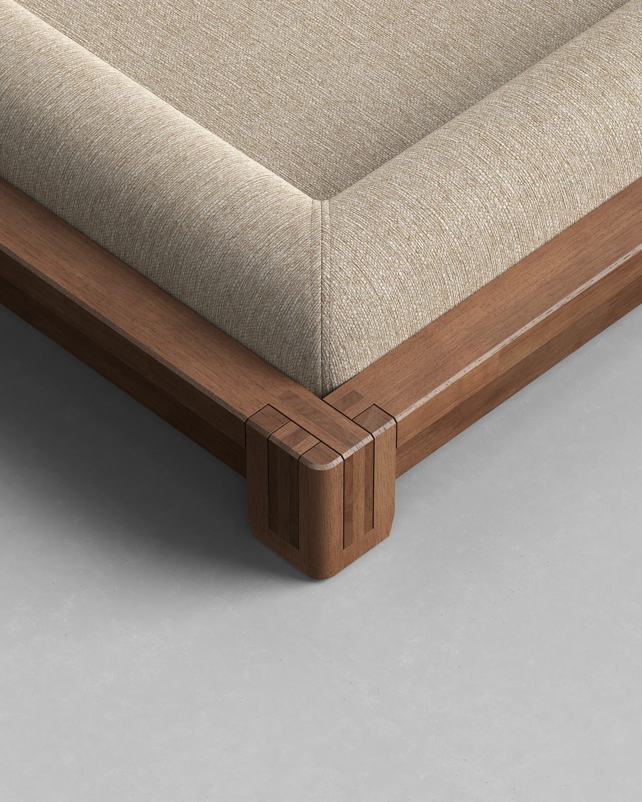 Modern Wood Dog Bed