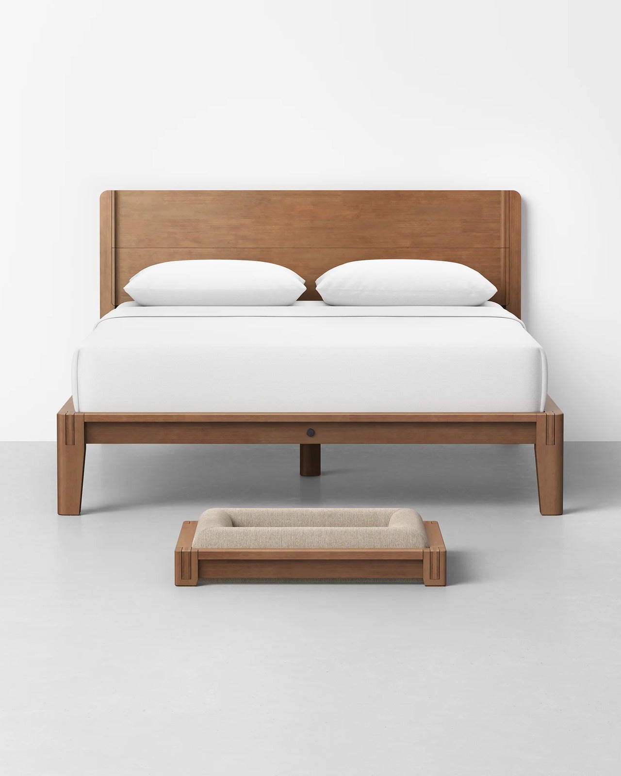 Modern Wood Dog Bed