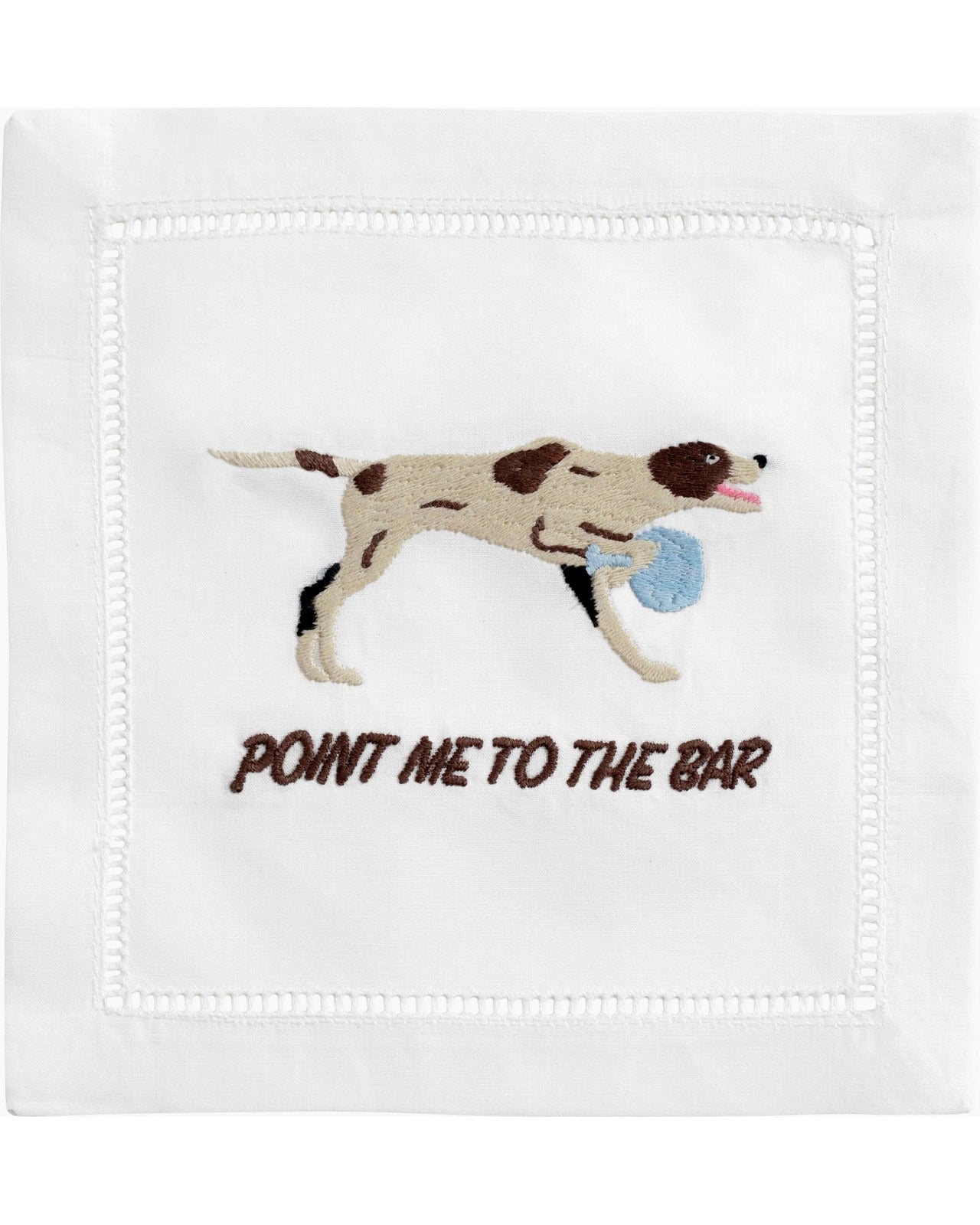 Point Me To The Bar Cocktail Napkins (Set of 4)
