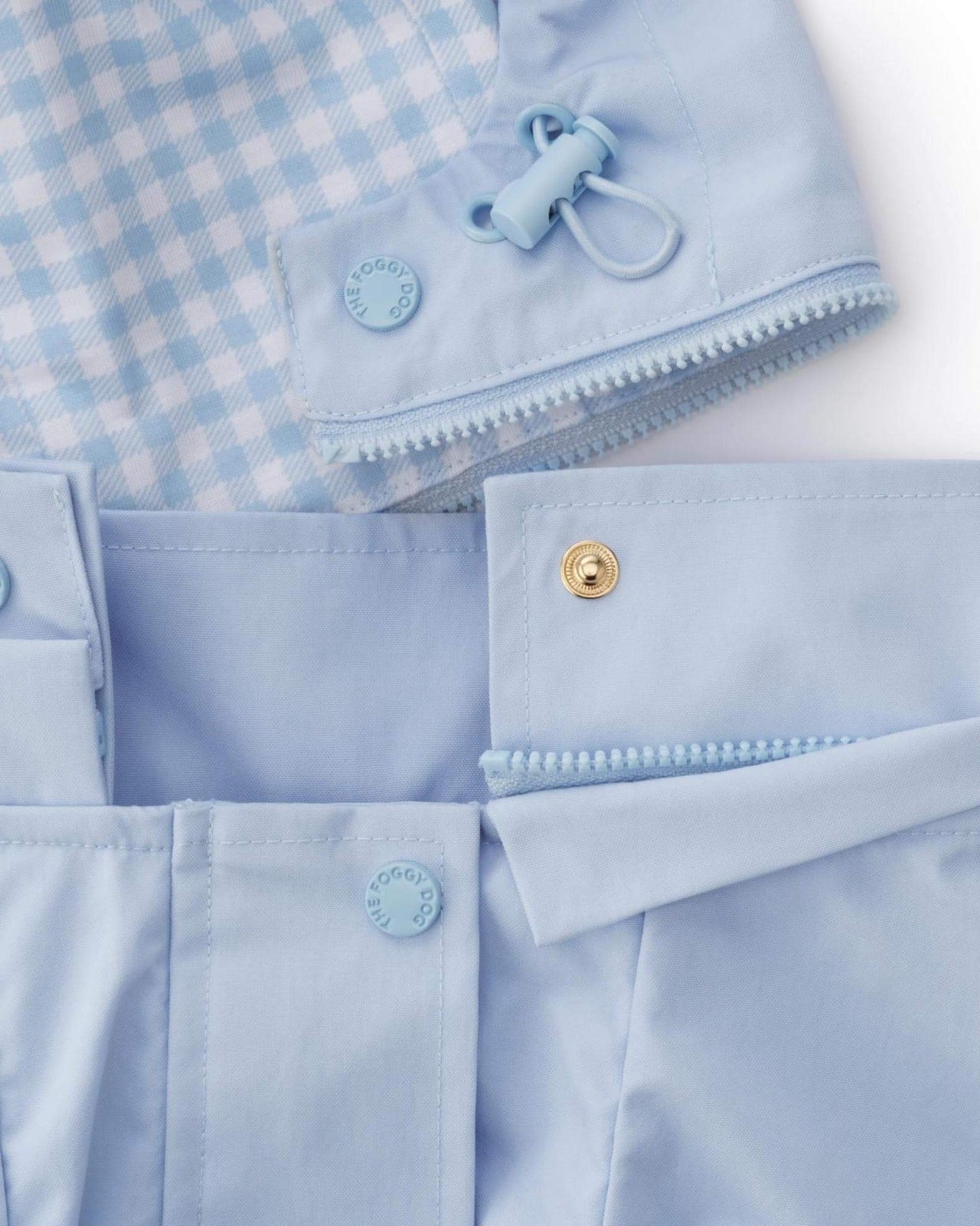 Sky Blue Dog Raincoat
