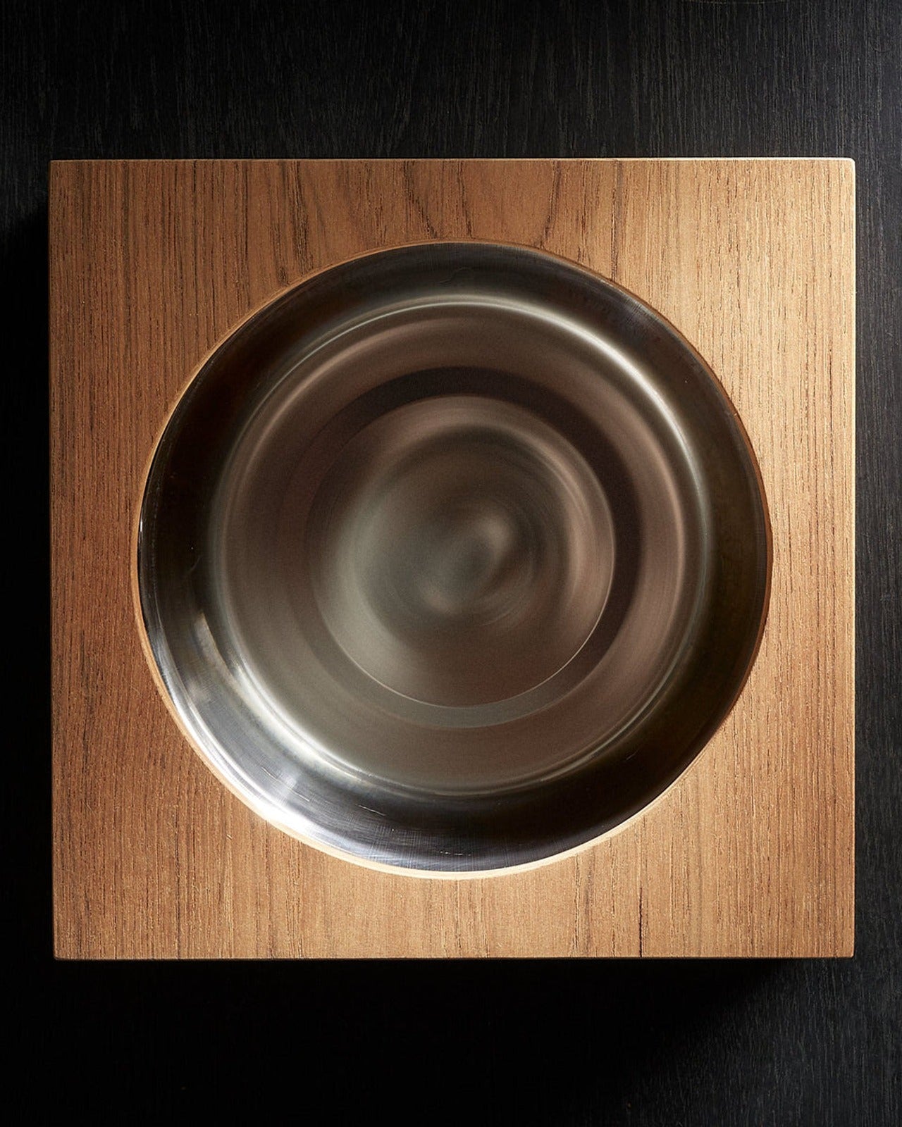 Teak Dog Bowl - Teak