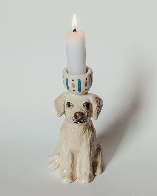 Your Dog As A Candle Holder